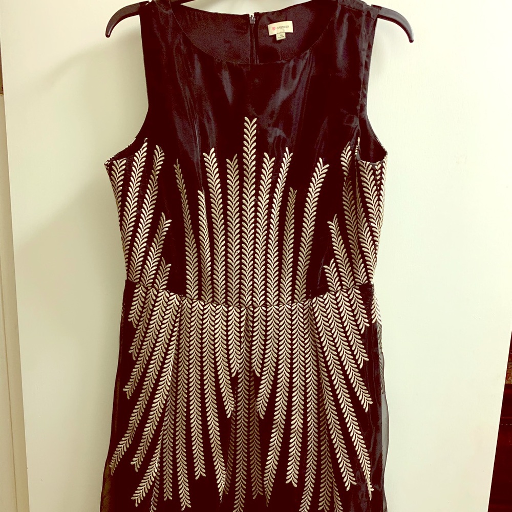Beautiful black & gold evening dress